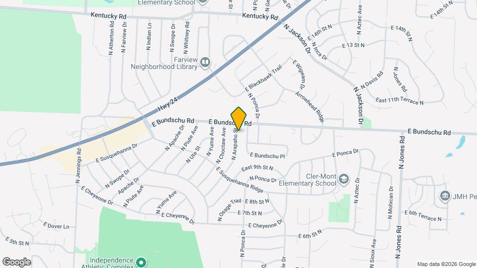 913 N Arapaho St Mapa y Detalles de la Ubicación