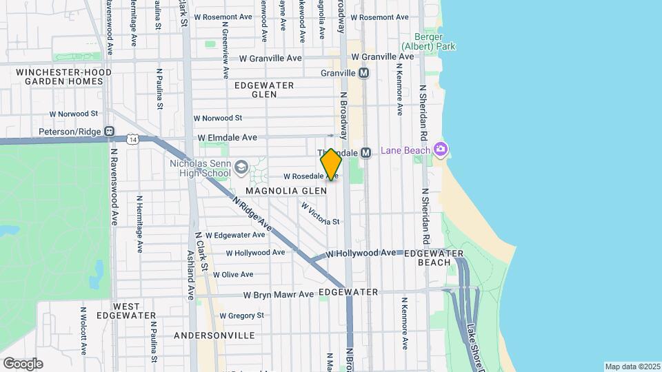 5859 N Magnolia Ave, Unit G Map and Location Details