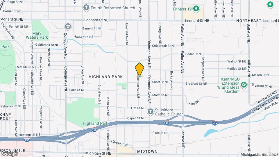 860 Houseman Ave NE Map and Location Details