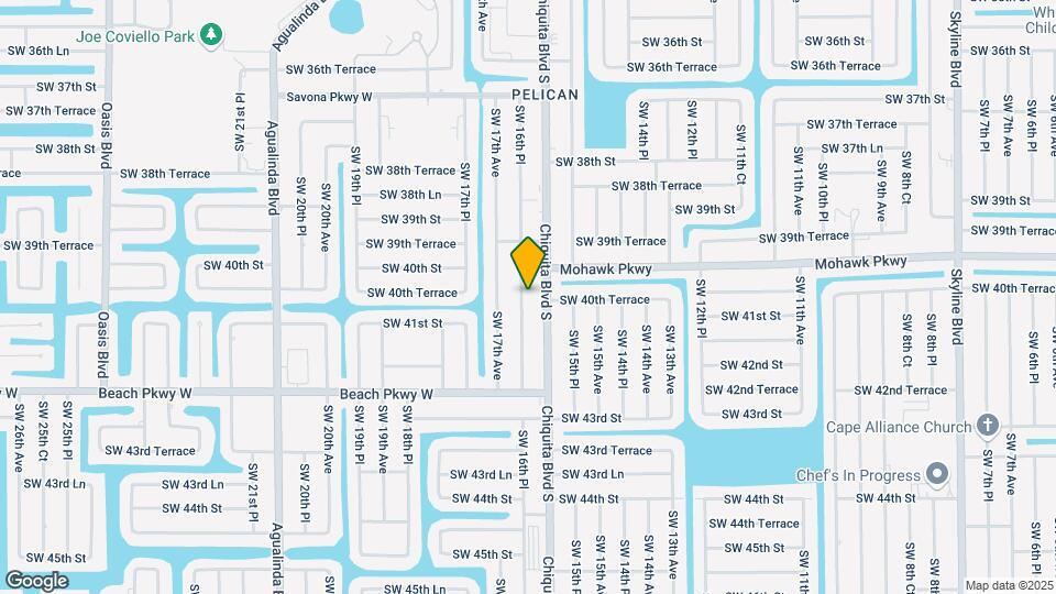 4017 SW 16th Pl Map and Location Details