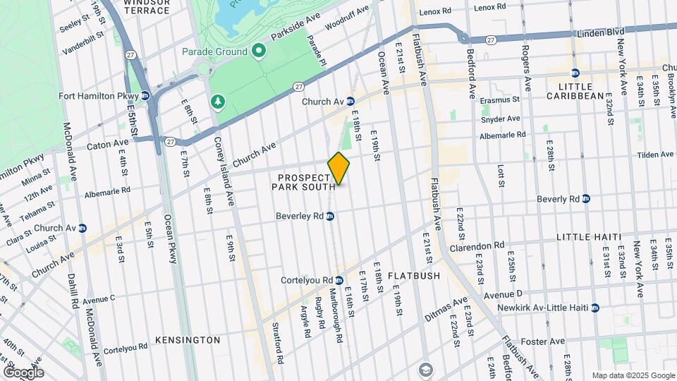 209 E 16th St Map and Location Details