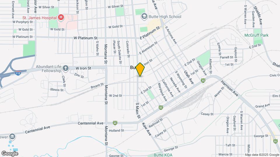 854 S Main St Map and Location Details