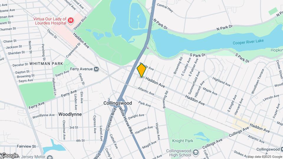 116 Haddon Ave Map and Location Details