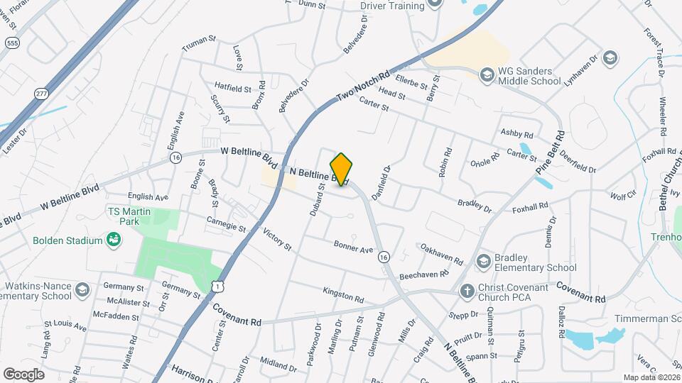 2424 Paxton St Map and Location Details