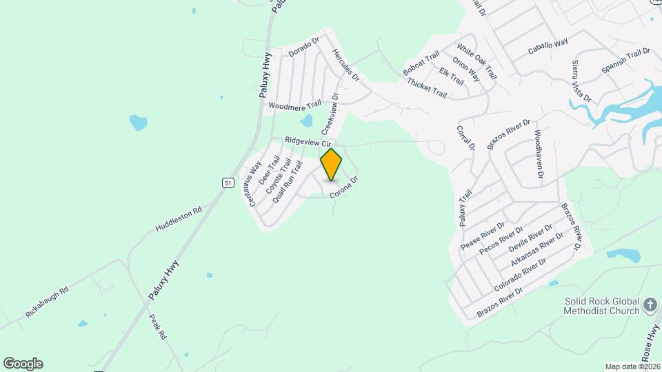 2618 Creekview Dr Map and Location Details