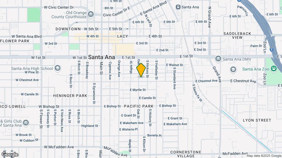 Oak Street Apartments Mapa y Detalles de la Ubicación
