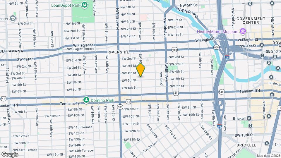 442 SW 10th Ave Map and Location Details