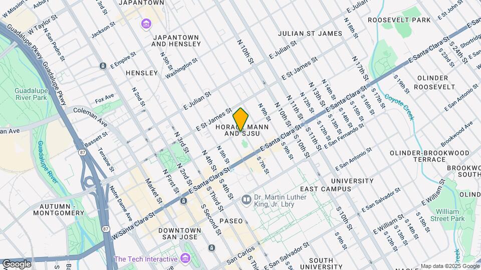 99 N 7th St Map and Location Details