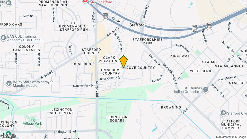 327 Oakdale Dr Map and Location Details