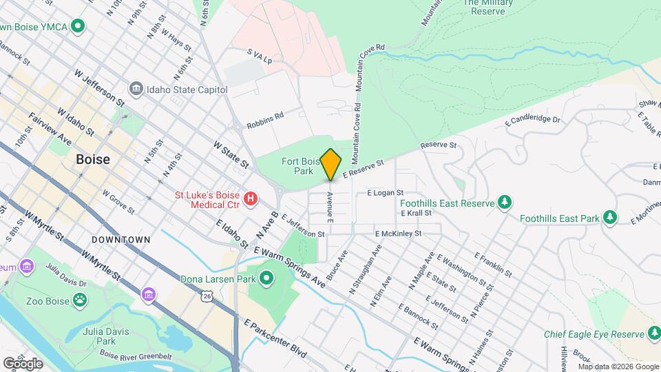 614 N Avenue H Ave Map and Location Details