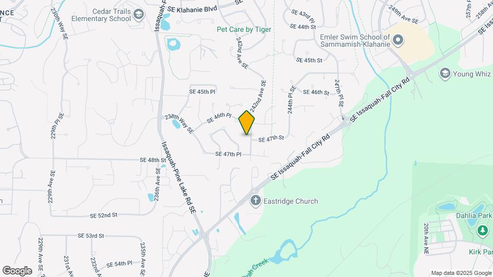 4721 242nd Ave SE, Unit #2 Mapa y Detalles de la Ubicación