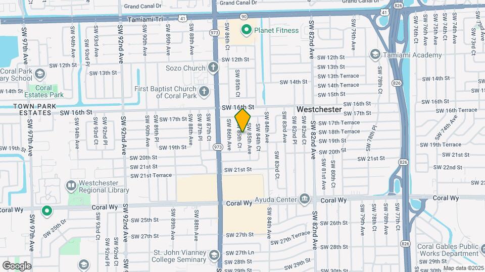 1815 SW 85th Ct Map and Location Details