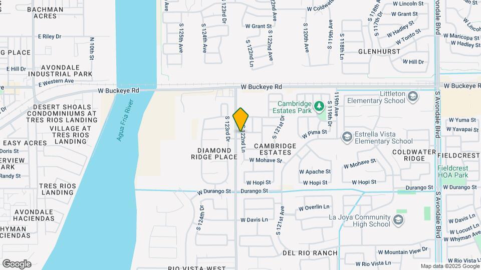 1506 S 122nd Ln Map and Location Details