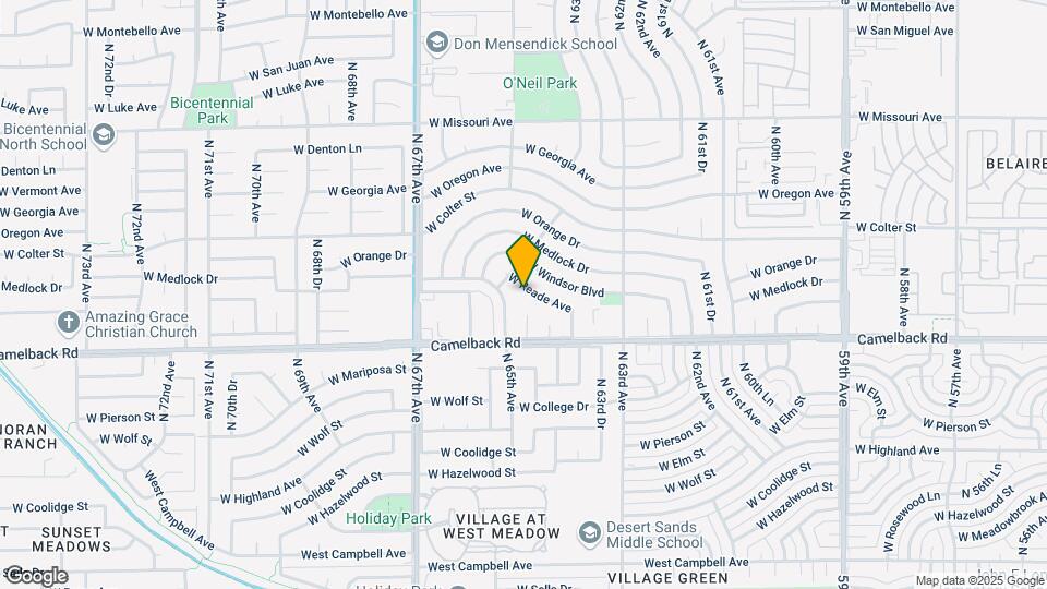6447 W Reade Ave Map and Location Details