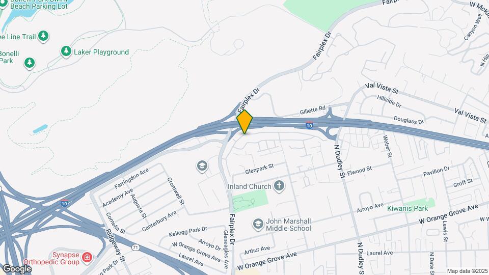 1820 Club Dr Map and Location Details