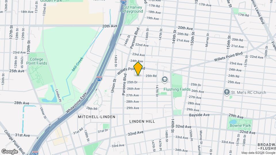 144-50 25th Rd Map and Location Details