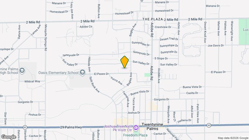73484 El Paseo Dr Map and Location Details