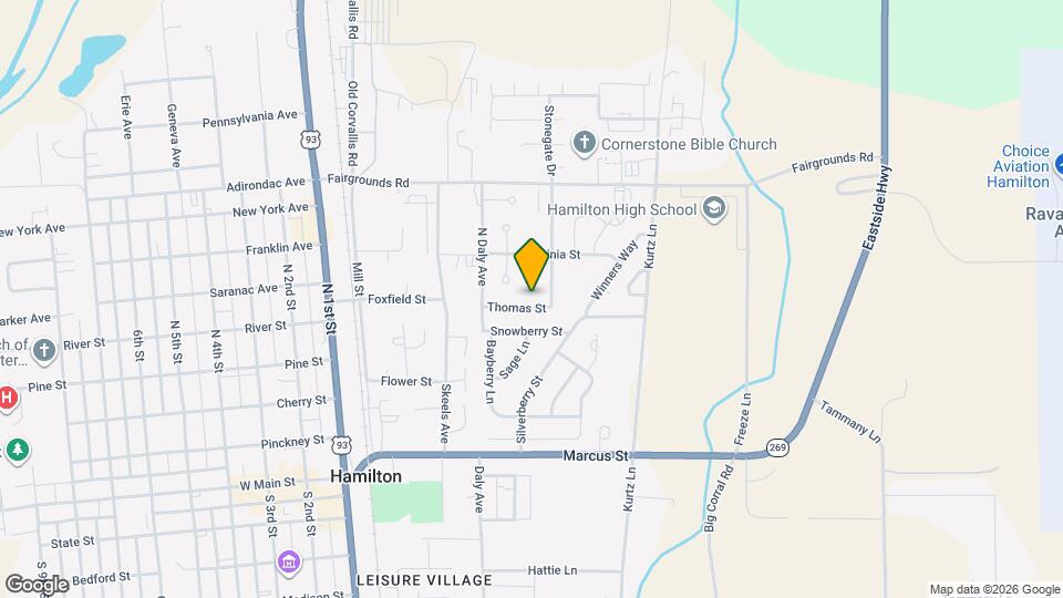 134 Thomas St Map and Location Details