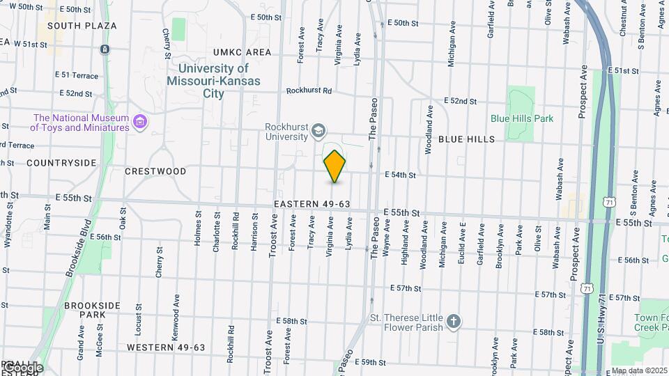 5417 Virginia Ave Map and Location Details