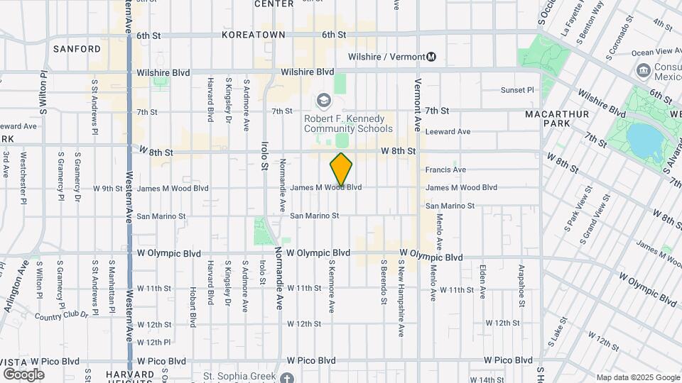 906 S Kenmore Ave Mapa y Detalles de la Ubicación