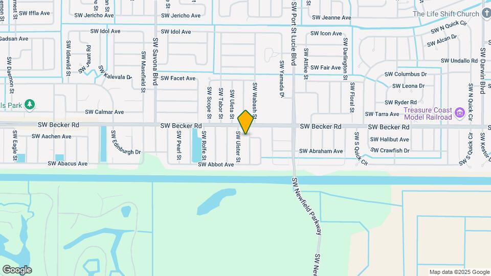 4626 SW Vahalla St Map and Location Details