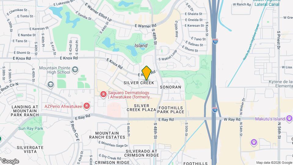 4727 E Goldfinch Gate Ln Map and Location Details