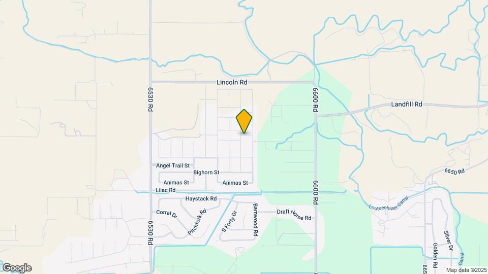 1358 Blue Creek Ave Map and Location Details