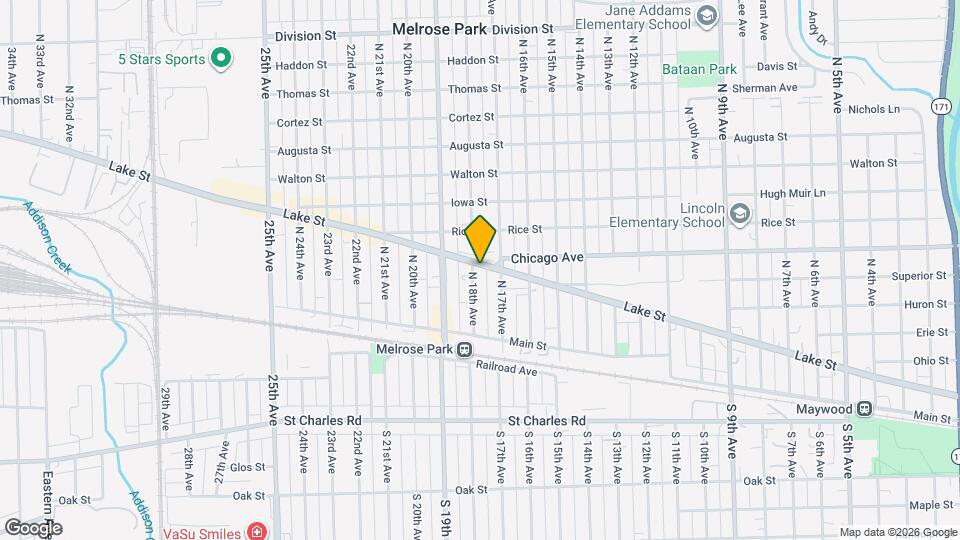 1718 W Lake St, Unit Unit 201 Mapa y Detalles de la Ubicación