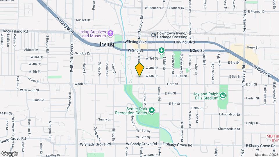 510 S O Connor Rd Map and Location Details