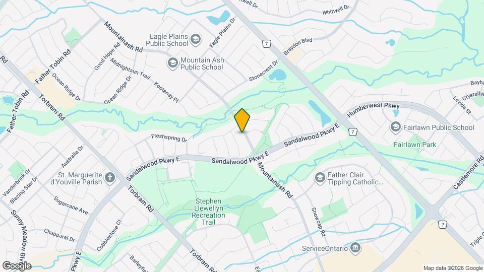 204 Mountainash Rd Map and Location Details