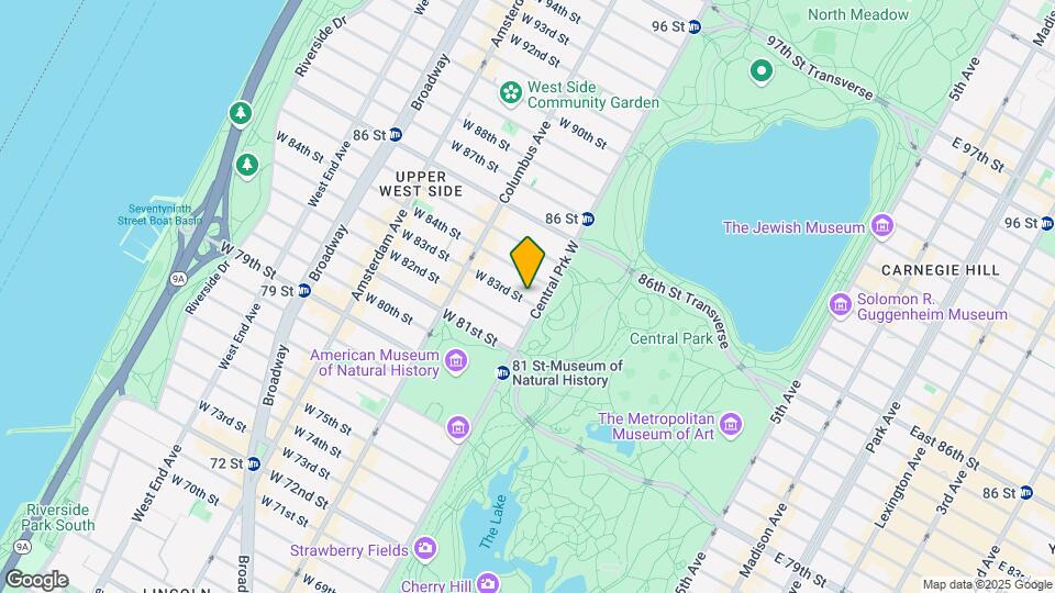 3 W 83rd St Map and Location Details