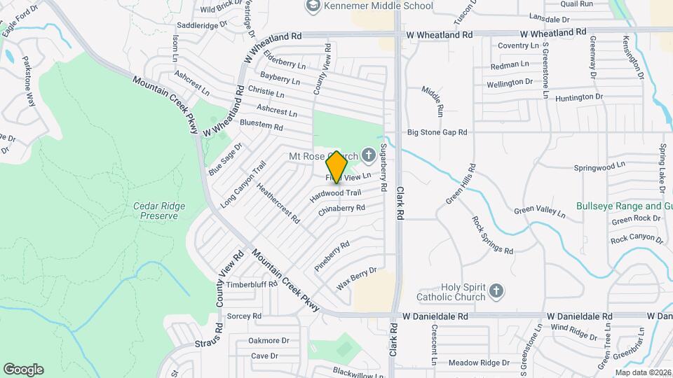 7201 Hardwood Trail Map and Location Details