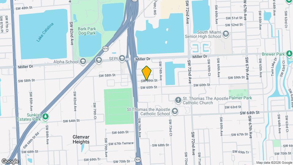 7520 SW 59th St Map and Location Details