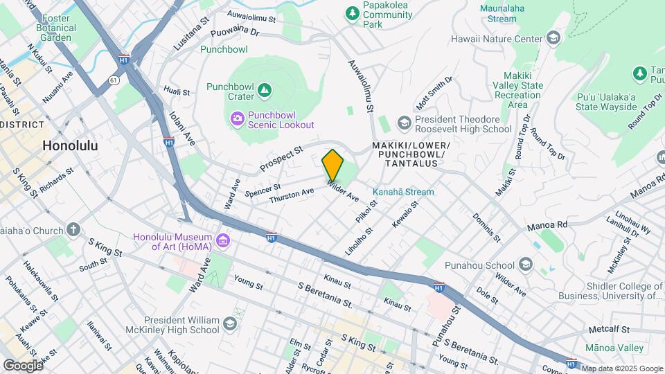 1053 Wilder Ave Mapa y Detalles de la Ubicación