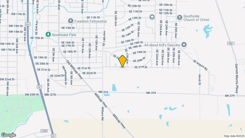 1708 SE 21st St Map and Location Details
