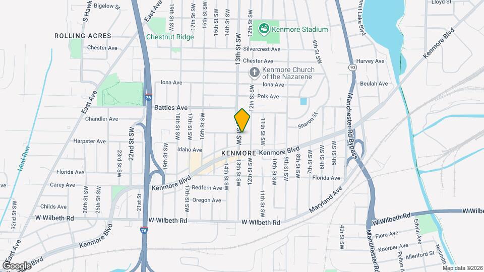 2163 13th St SW Map and Location Details