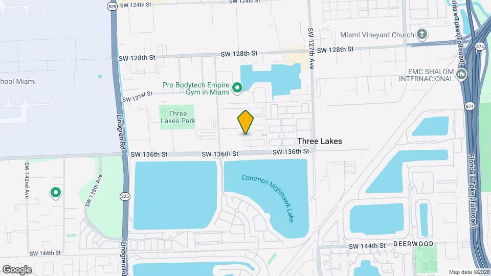 12997 SW 135th St Map and Location Details