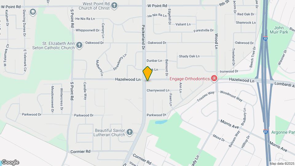 2593 Hazelwood Ln Map and Location Details