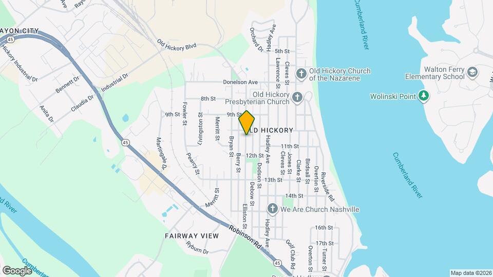 1007 Elliston St Map and Location Details