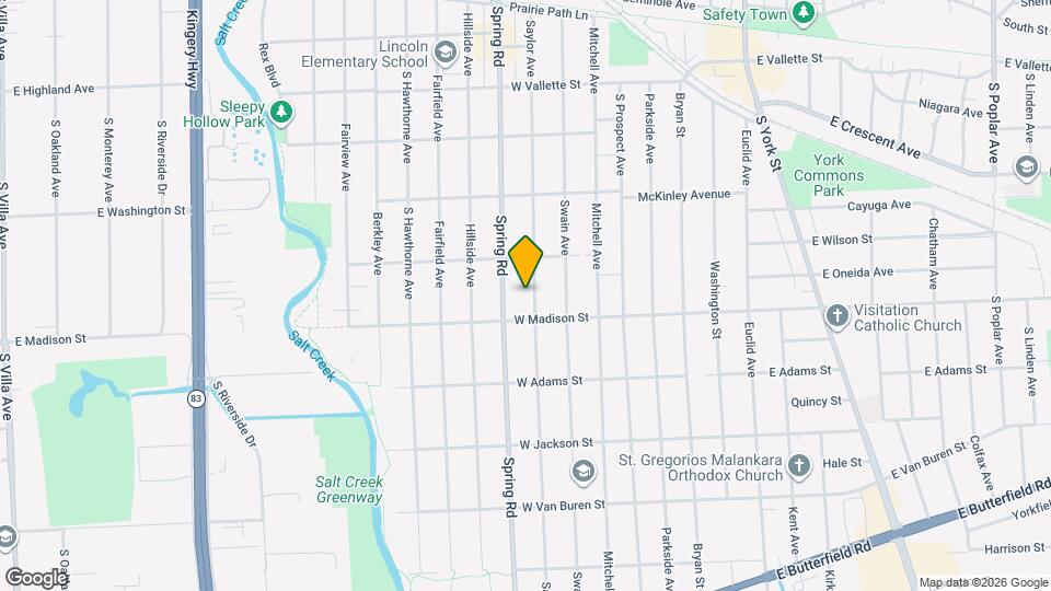 754 Saylor Ave Map and Location Details