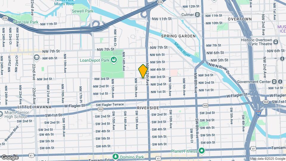 1232 NW 3rd St Map and Location Details