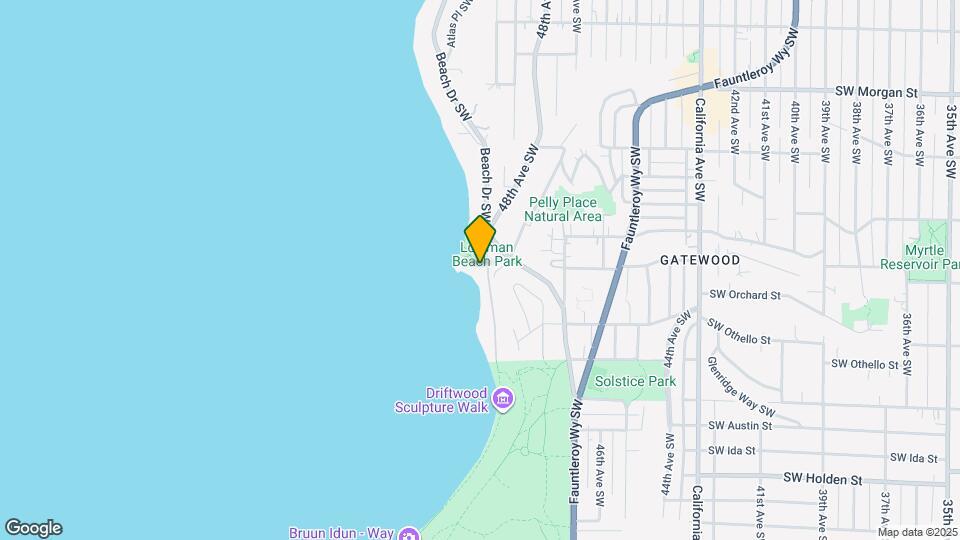 7035 Beach Dr SW Map and Location Details