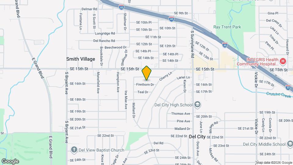 3637 Firethorn Dr Map and Location Details