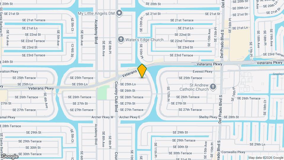 1024 SE 25th Terrace Map and Location Details