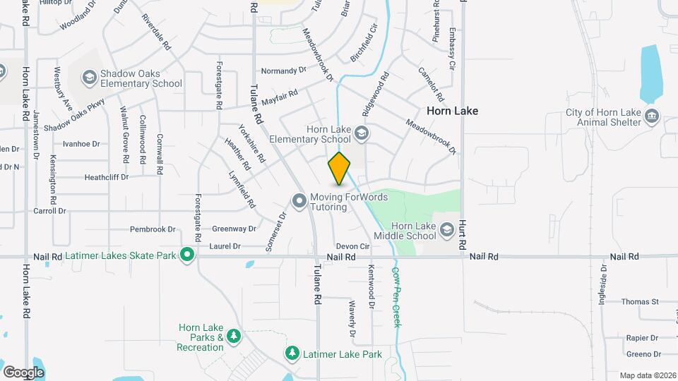 2920 Valleybrook Rd Map and Location Details