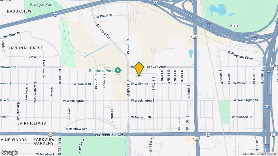 816 S 115th St Map and Location Details