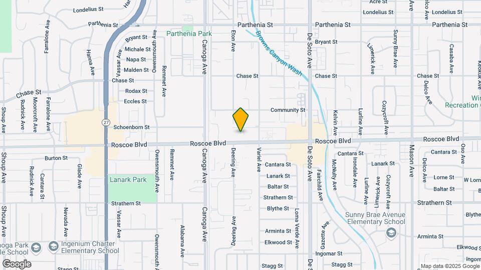 21219 Roscoe Blvd Map and Location Details