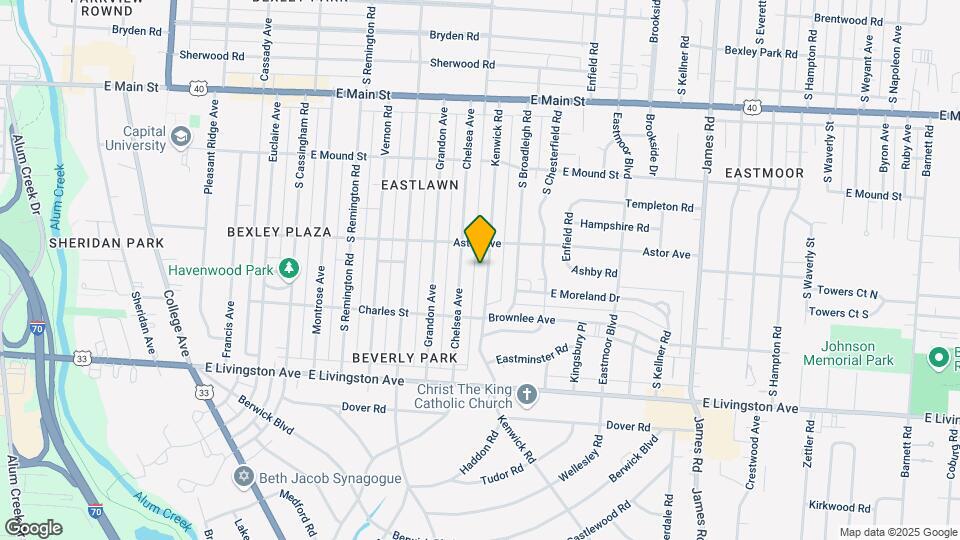 925 Kenwick Rd Map and Location Details