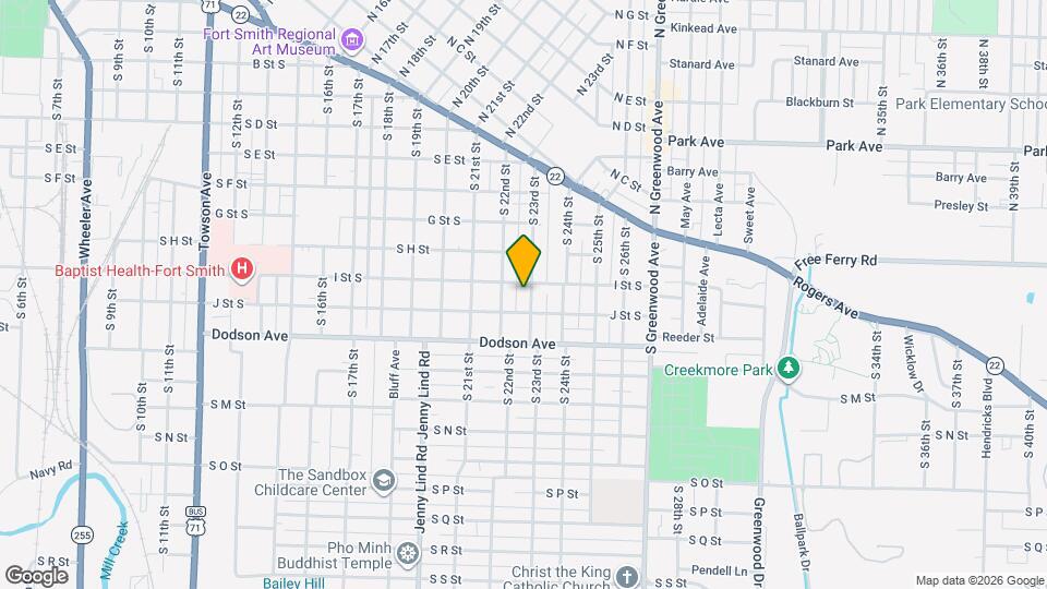 1008 S 23rd St Map and Location Details