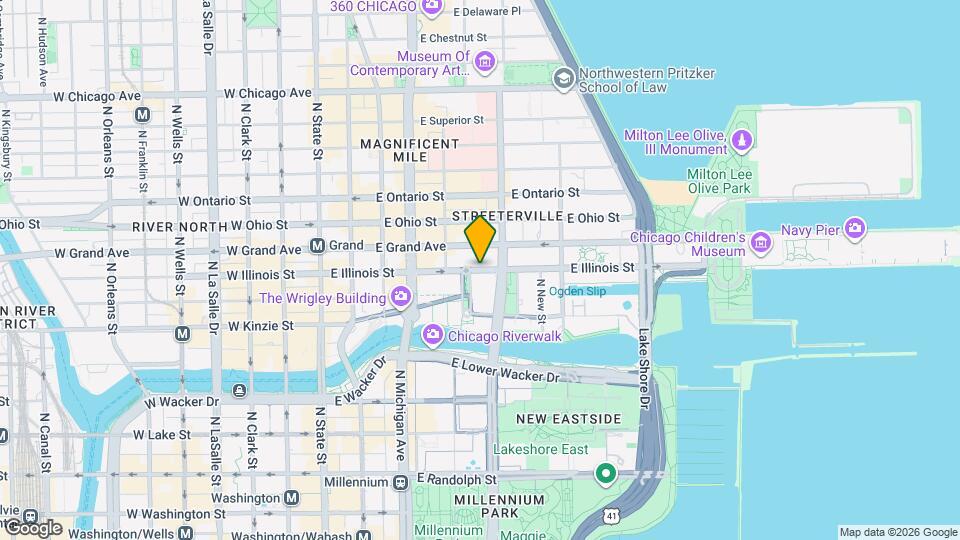 250 E Illinois St Mapa y Detalles de la Ubicación